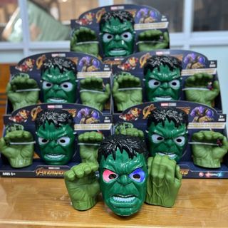 Bộ mặt nạ đồ chơi có đèn phát sáng hóa thân thành siêu anh hùng sinh động HT Toys