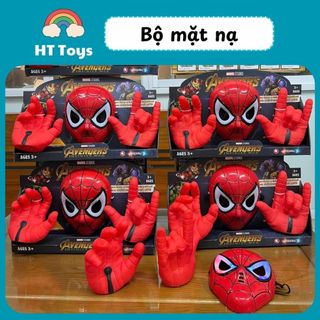 Bộ mặt nạ đồ chơi có đèn phát sáng hóa thân thành siêu anh hùng sinh động HT Toys