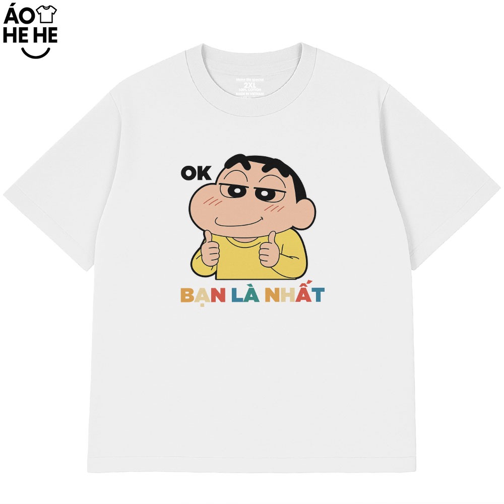 Áo Thun In Chữ Hài Hước Ok Bạn Là Nhất Câu Nói Text Văn Phòng Công Sở Form Rộng Cotton 230gsm