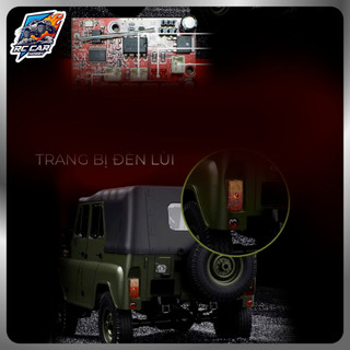 WPL C94 UAZ-469 Tỉ Lệ 1:12 - Xe Điều Khiển Từ Xa RC Mô Hình Liên Xô Off-road Địa Hình Mô Phỏng