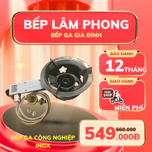 Bếp ga công nghiệp Inox- Bếp khè cao cấp