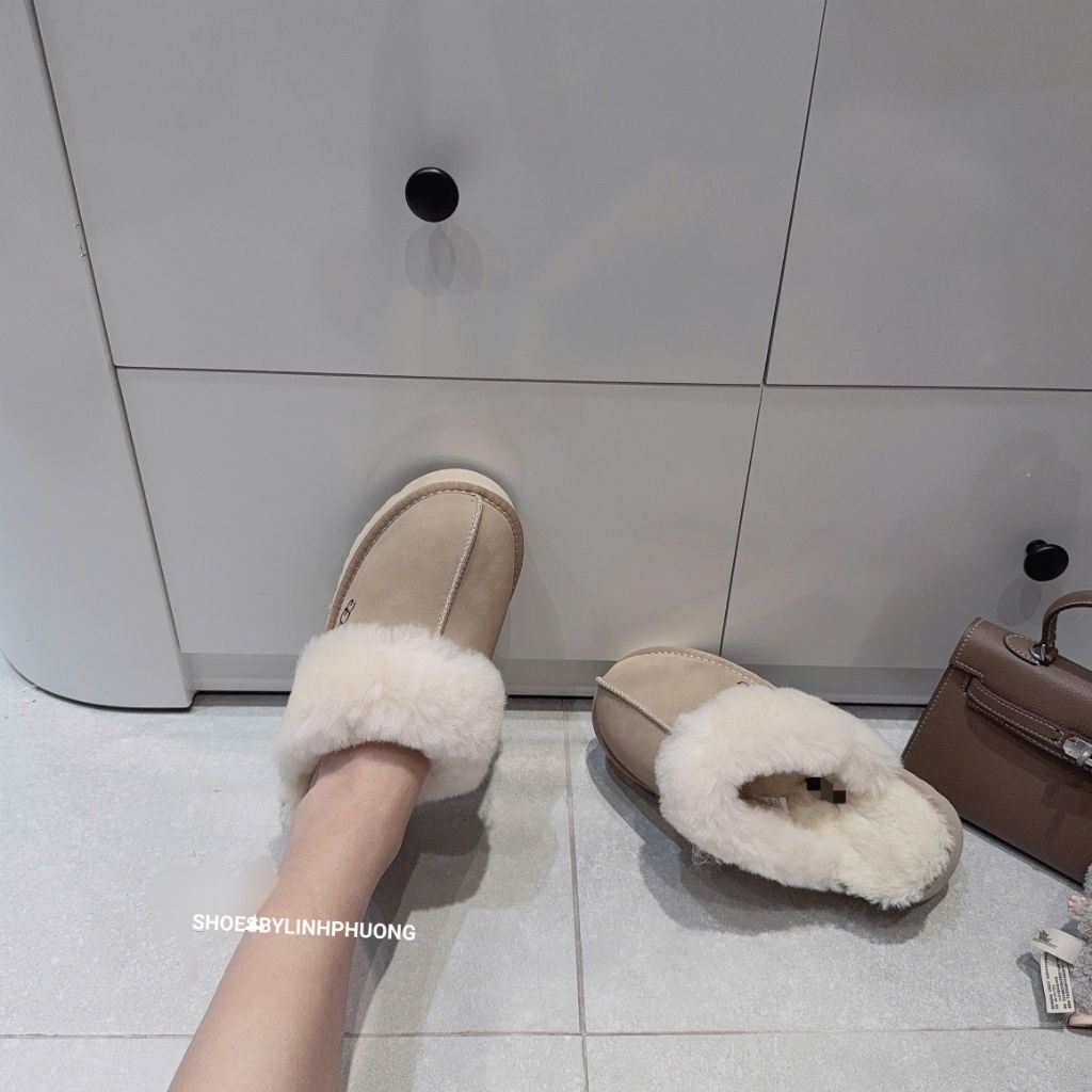 [‼️GIÁ XẢ BỎ MẪU] Sục lông UG da lộn đế 4cm hàng QCCC fullbox