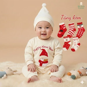 Bé Xinh Corner | Body-suit Giữ Ấm Kèm Mũ Cho Bé, chất nỉ siêu mềm mịn và giữ ấm mùa đông - 2 Màu