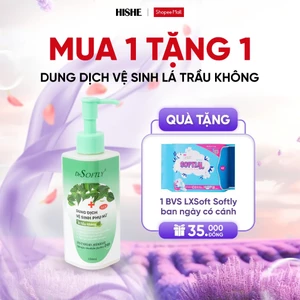 Dung dịch vệ sinh phụ nữ DrSoftly 150ml – Lá trầu không kháng khuẩn, sạch thoáng