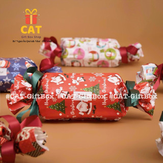 Set kẹo Giáng sinh mini cho các bé, kiểu dáng chiếc kẹo Noel, quà tặng bánh kẹo giáng sinh cho lớp
