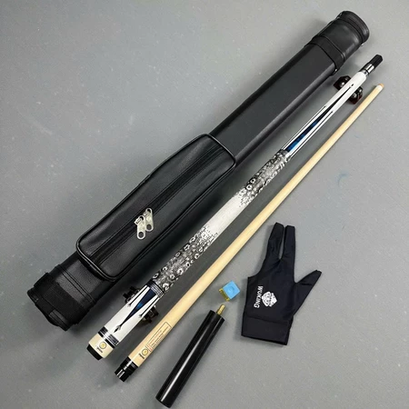 Cơ bida lỗ cao cấp Dragon Konllen XR ngọn mộc tẩy kính (Tặng kèm bao da và nối chuôi) - gậy bi-a lỗ