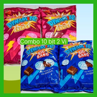 [Combo 1-2-4] Kẹo Dynamite Hương Bạc Hà Nhân Socola & Hương Dâu, gói 308g