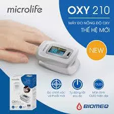 Máy Đo Nồng Độ Oxy (SPO2) Microlife OXY210 (OXY 210) | BẢO HÀNH 2 NĂM ĐỔI MỚI