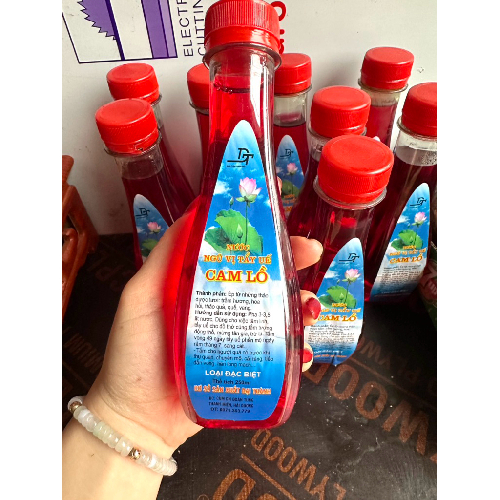 Nước Ngũ Vị Hương Tẩy Uế Cam Lồ, Nước Lau Ban Thờ - Đồ Thờ Cúng - Ông Tài Địa