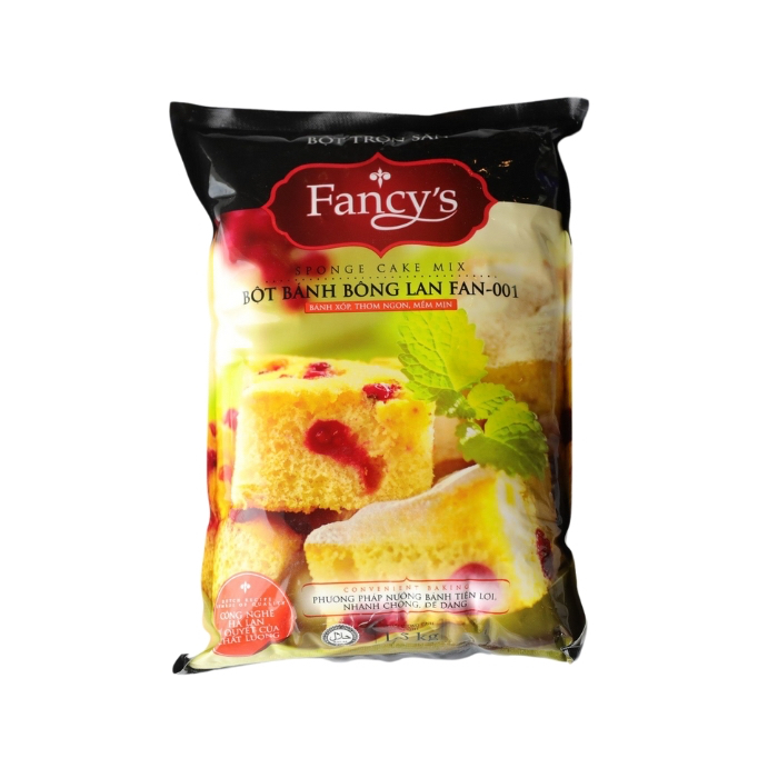 Bột Bánh Bông Lan Trộn Sẵn Fancy 001 1,5 Kg
