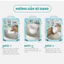 Khăn tắm nén du lịch cotton tiệt trùng UV mềm mịn phù hợp du lịch DR.SERA
