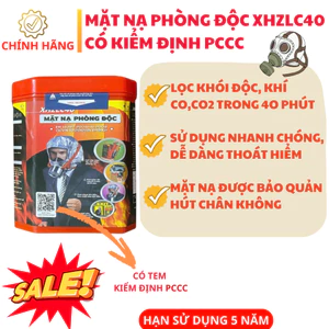 Mặt Nạ Phòng Độc TZL30 & XHZLC40 – Ngăn Ngừa Khói Độc, Bảo Vệ Hô Hấp Giúp Thoát Hiểm Khi Hỏa Hoạn [CHÍNH HÃNG]