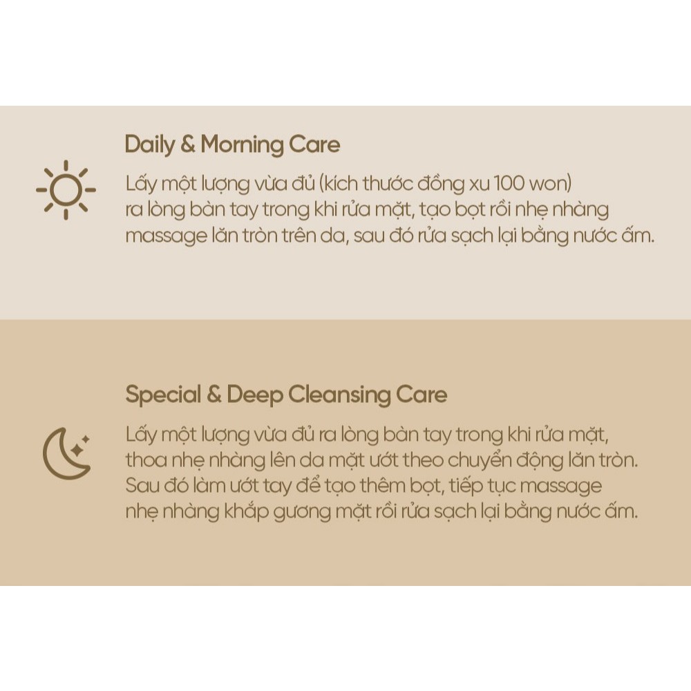 [KOL x Su:m37] Sữa rửa mặt gạo tạo bọt  Su:m37 Secret Rice Nuruk Daily Exfoliating Cleanser 160g