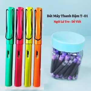 Bút Máy Luyện Chữ Đẹp T_01 Ngòi Lá Tre Tự Nhiên Cho Học Sinh Tiểu Học Và Người Luyện Chữ
