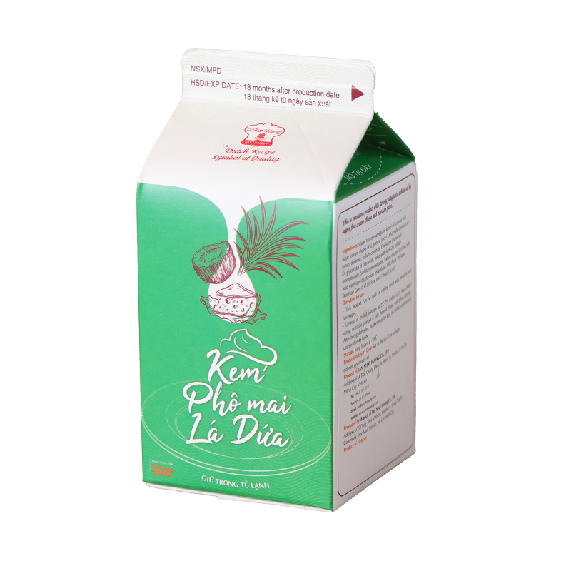 Kem Phô Mai Lá Dứa Nhất Hương 500 Gram