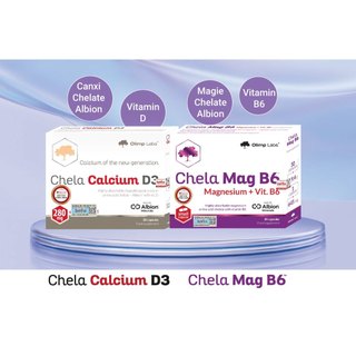 Combo Chela Calcium D3 + Chela Mag B6 – Bổ Sung Canxi, Magie Cho Mẹ Bầu, Người Lớn Và Người Cao Tuổi