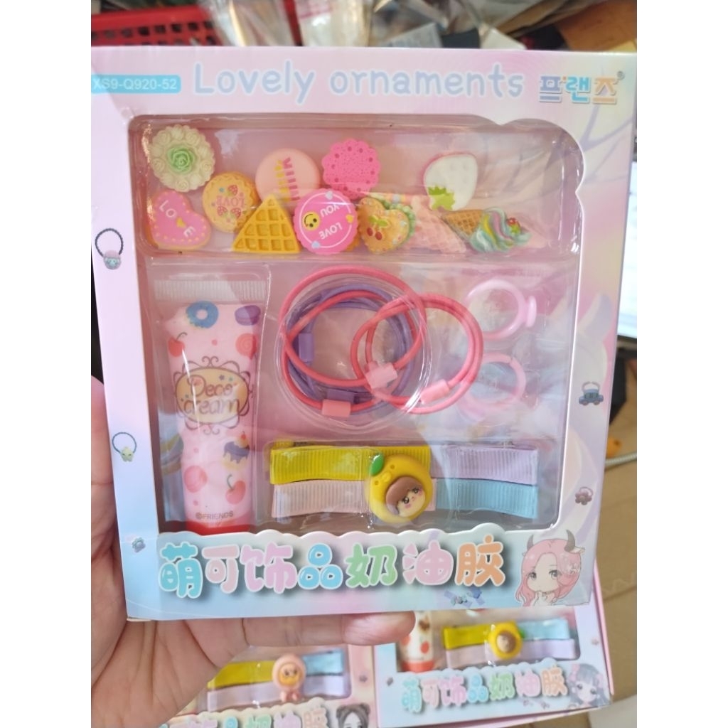 Bộ đồ chơi tự làm phụ kiện dây cột tóc cho bé gái
