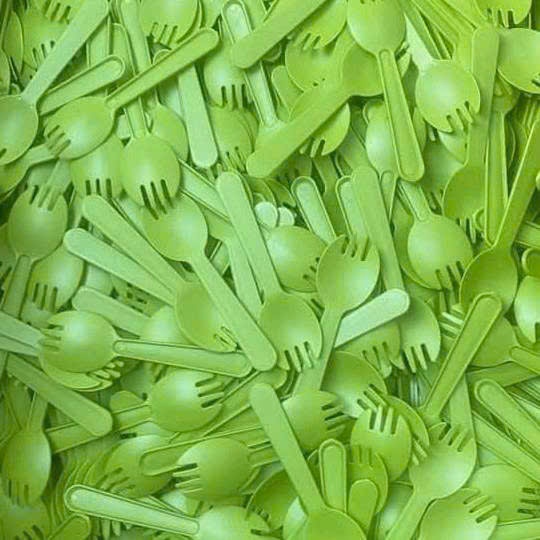 (1KG ~ KHOẢNG 600chiếc) Thìa Nhựa Ăn Bánh Kem Dùng 1 Lần, Thìa Nhựa Ăn Bánh Kem