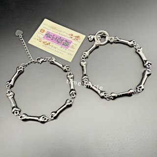 SNUOFO - Vòng tay xương Vòng tay độc đáo và cá nhân hóa dành cho nam và nữ Phụ kiện thời trang cho các cặp đôi