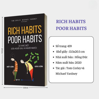 Sách - Rich Habits Poor Habits: Sự Khác Biệt Giữa Người Giàu Và Người Nghèo, Phát Triển Thói Quen Giàu Có Bizbooks