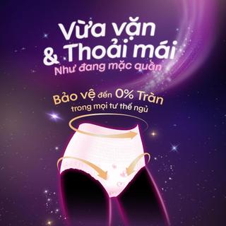 Thùng 8 gói BVS Kotex Ban Đêm Dạng Quần cỡ M/L 5 miếng