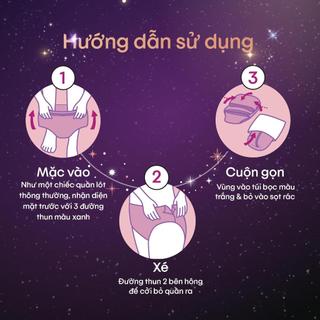 Thùng 8 gói BVS Kotex Ban Đêm Dạng Quần cỡ M/L 5 miếng