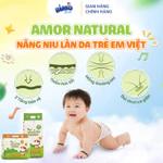 (4A) [TẶNG 2 QUÀ NỒI LẨU ĐIỆN + NGỰA ] Combo 4 Bịch Tã/ Bỉm AMOR NATURAL VIỆT NAM Mỏng Nhẹ, Đủ Size NB68 - 4XL34 — ảnh 3