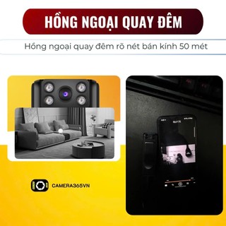 Camera mini không dây 1080 full HD sắc nét - Máy ghi hình ổn định, Hồng Ngoại Ban Đêm, Ghi Âm Chống Ồn, Camera Kẹp Áo