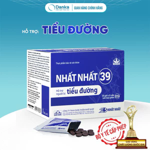 Thực phẩm bảo vệ sức khoẻ Nhất Nhất 39 Tiểu đường - Hỗ trợ giảm đường huyết, giảm nguy cơ biến chứng tim mạch