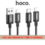 Cáp Sạc Nhanh 20W Hoco Truyền Dữ Liệu, Dây Bọc Dù Chống Đứt Gãy Dành Cho 7-X-XR-XSM-11-12-13-14.....