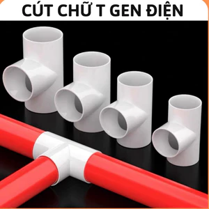 Cút chữ T gen điện,cút gen điện Sino,co ghen điện,cút nối ống nước,cút,tê,măng xông ghen,ống luồn dây điện,ống dây PVC