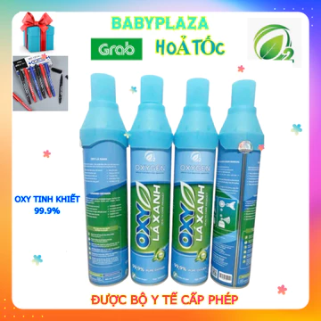 [HoảTốc] Bình oxy mini Lá Xanh oxy tinh khiết 99,9% - Bình oxy tại nhà cầm tay cho người bệnh thiếu oxy khẩn cấp