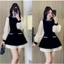ĐẦM NHUNG PHỐI DÁNG XÒE TIỂU THƯ
