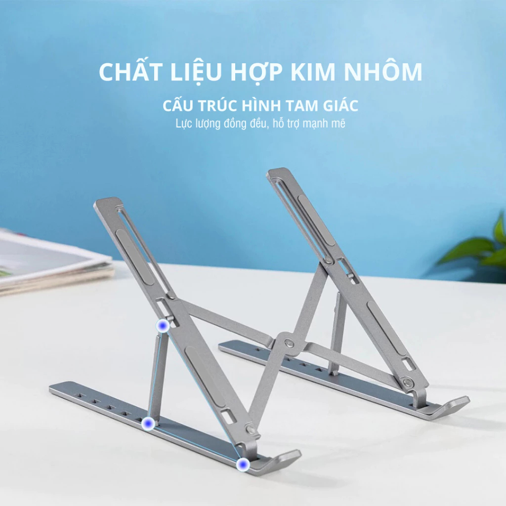 Giá Đỡ Laptop Hợp Kim Nhôm - Hình ảnh thực tế