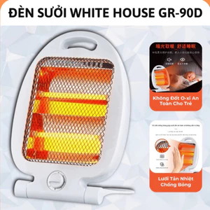 Đèn sưởi White House GR-90D,đèn sưởi ấm,đèn sưởi cho bé,máy sưởi ấm 2 tốc độ,đèn sưởi mini,quạt sưởi ấm halogen,máy sưởi
