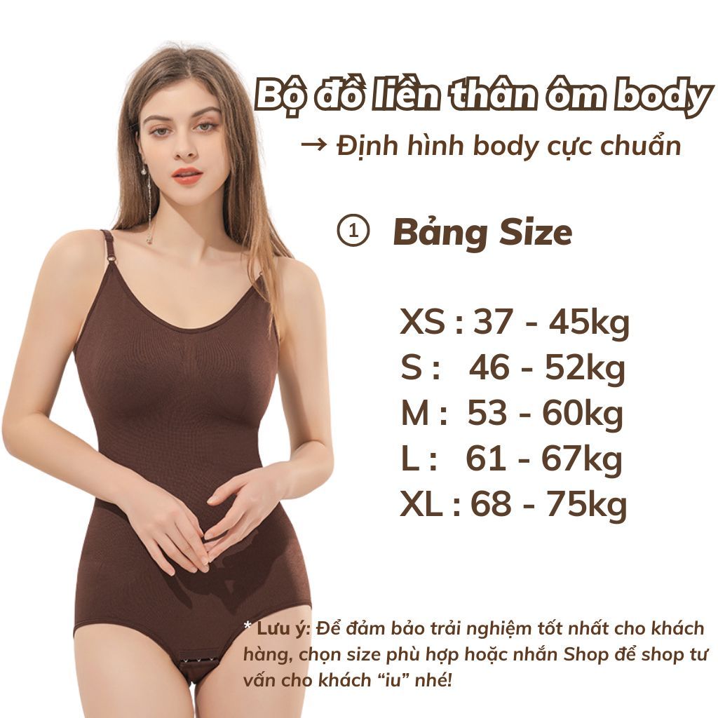 Bộ Đồ Định Hình Body Suit  Nữ Su Co Giãn Dáng Thon Gọn Nâng Ngực Thắt Eo Tạo Form Chuẩn LANIXA N3985