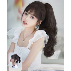 Ngoạm tóc giả xoăn dài dày dặn chất tơ cao cấp