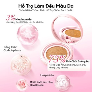Phấn Nước Chống Nắng Colorkey Long Lasting Flawless Brightening Cushion Cream SPF50+PA++++ - Bebeau