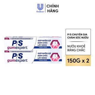 [LIVE][MỚI]Bộ 2 Kem đánh răng P/S Chuyên Gia Chăm Sóc Nướu 150g-Giúp nướu khỏe, Sạch mảng bám ố vàng,Răng trắng sáng hơn