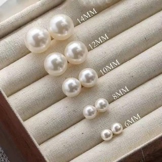 Khuyên tai nụ hạt trai nhân tạo nữ tính nhiều size lựa chọn Chồi accessories - M04