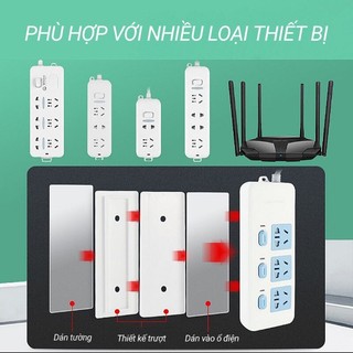 Combo 3 Miếng dán tường treo ổ cắm điện - đa năng, tiện dụng
