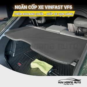 Tấm ngăn cốp xe ô tô điện VINFAST VF6 An Toàn Tiện Dụng Thẩm Mỹ Chống Ồn Chống Mùi Từ Khoang Cốp