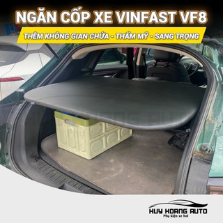 Tấm Ngăn Cốp Xe Ô tô Điện VINFAST VF8 An Toàn Tiện Dụng Thẩm Mỹ Chống Ồn Chống Mùi, Gọn Gàng Tinh Tế