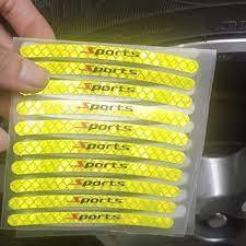 Bộ 20 miếng dán phản quang SPORT trang trí vành xe dành cho ô tô, xe máy, xe đạp. Tem,decal phản quang
