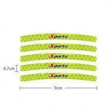 Bộ 20 miếng dán phản quang SPORT trang trí vành xe dành cho ô tô, xe máy, xe đạp. Tem,decal phản quang
