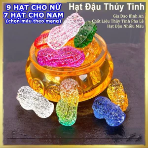 Combo 7 Hạt Đậu và 9 Hạt Đậu Thuỷ Tinh Pha Lê cho Nam và Nữ