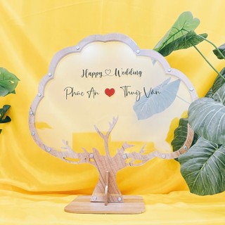 Tranh Rót Cát Ký Tên Hình Cây – Decor Wedding