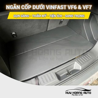 Tấm Ngăn Cốp Dưới Cho Xe VinFast VF6 & VF7 Tăng Không Gian Để Đồ Giúp Xe Gọn Gàng Thẩm Mỹ Tiện Dụng