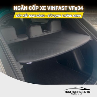 Tấm ngăn cốp cho xe Vinfast VFe34 Thêm Không Gian Chứa, An Toàn Tiện Dụng Thẩm Mỹ Chống Ồn Chống Mùi
