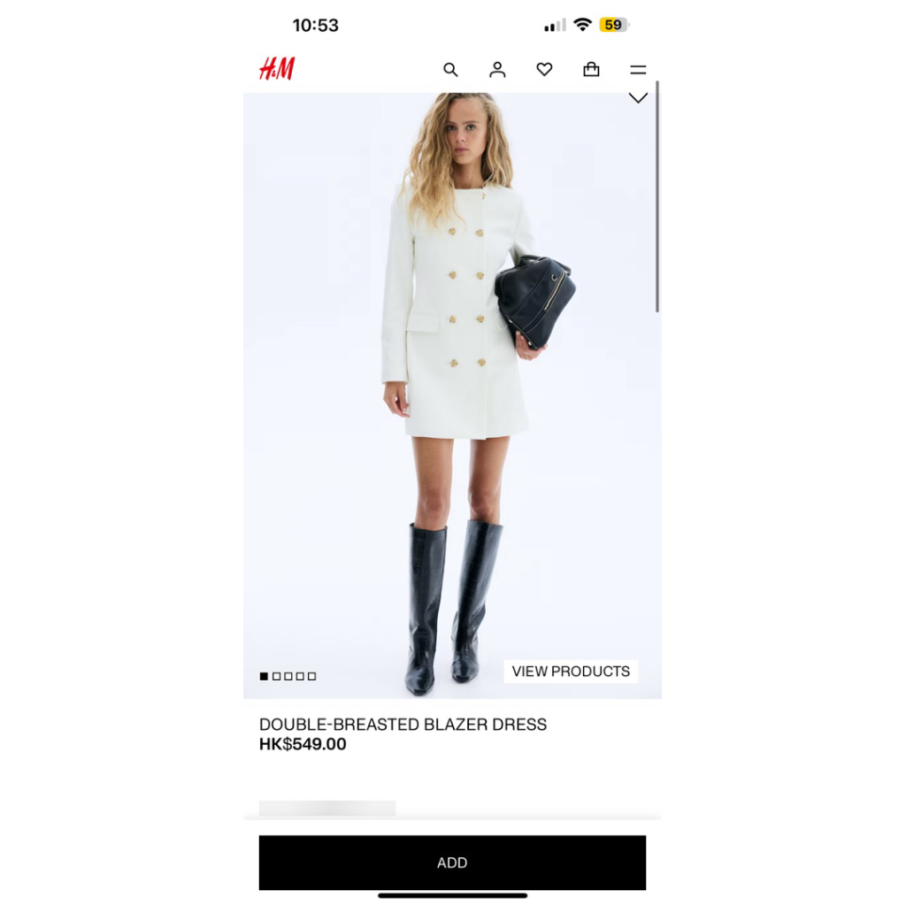 Đầm Blazer Hai Hàng Cúc HMM - TQXK